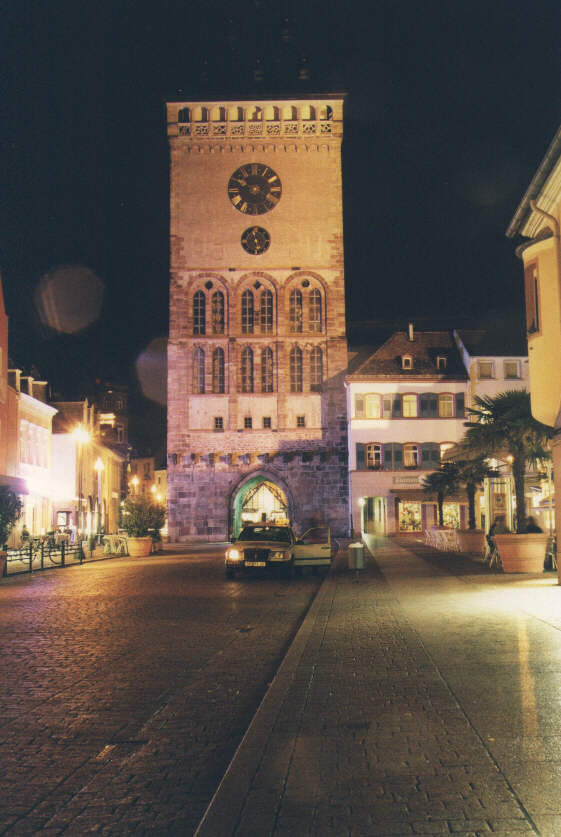 Speyer Fußgängerzone bei Nacht 66kb